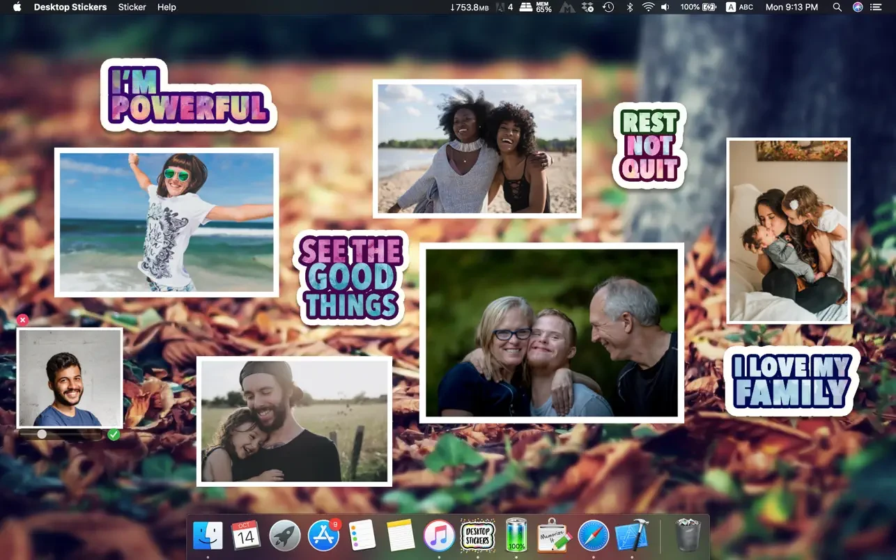 Desktop Stickers screenshot 2